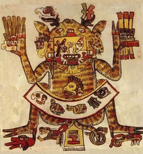 Load image into Gallery viewer, MAYAN AZTEC Tlaltlecuhtli Stone Codex Zumarraga Sculptural wall relief plaque Museum Quality www.Neo-Mfg.com 16"
