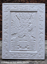 Load image into Gallery viewer, Inca Viracocha Tiwanaku Gateway sun sunkasapas Sculptural wall relief plaque www.Neo-Mfg.com home decor 8.66"
