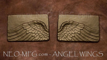 Load image into Gallery viewer, Angel Wings 2pc wall sculpture statue plaque www.Neo-Mfg.com Memorial
