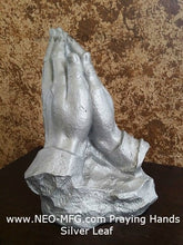 Load image into Gallery viewer, Religious Praying Hands Father Sculpture Statue Pray Neo-Mfg Life Size White 9" home decor
