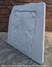 Load image into Gallery viewer, MAYAN AZTEC Tlaltlecuhtli Stone Codex Zumarraga Sculptural wall relief plaque Museum Quality www.Neo-Mfg.com 16"
