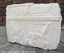 Load image into Gallery viewer, Egyptian Nekhbet tomb fragment Sculptural wall relief www.Neo-Mfg.com 7 3/8&quot;

