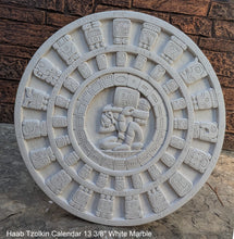 Load image into Gallery viewer, MAYAN AZTEC Haab Tzolkin CALENDAR Sculptural wall relief plaque 13 3/8&quot; Museum Quality www.Neo-Mfg.com

