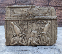 Load image into Gallery viewer, Egyptian Nekhbet tomb fragment Sculptural wall relief www.Neo-Mfg.com 7 3/8&quot;
