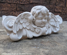 Load image into Gallery viewer, Williamsburg Angel winged child face baby corbel wall sconce shelf 10.75&quot; sculpture www.NEO-MFG.com
