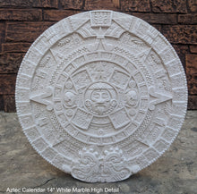 Load image into Gallery viewer, Aztec Mayan Calendar high detail Artifact Carved Sculpture Statue 14&quot; www.Neo-Mfg.com
