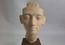 Load image into Gallery viewer, Egyptian Nefertitti bust wall mount relief Sculpture statue 8.75" www.Neo-Mfg.com Museum Reproduction
