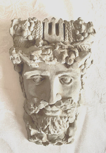 Roman Greek Neptune Face Wall Mythical Plaque Sculptural relief www.Neo-Mfg.com 6