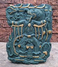 Load image into Gallery viewer, History Aztec Maya Quetzalcoatl feathered serpent Codex Artifact Carved Deity Sculpture Statue 11&quot; Tall www.Neo-Mfg.com Wall art m1
