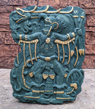 Load image into Gallery viewer, History Aztec Maya Quetzalcoatl feathered serpent Codex Artifact Carved Deity Sculpture Statue 11" Tall www.Neo-Mfg.com Wall art m1
