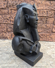 Load image into Gallery viewer, History Egyptian Pharaoh Akhenaten Amenhotep IV Sun god Sculptural bust Neo-Mfg 12&quot;
