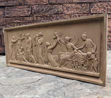 Load image into Gallery viewer, Roman Greek Thorvaldsen The Ages of Love 1824 Cherub nursery plaque wall relief www.Neo-Mfg.com 18&quot;
