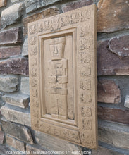 Load image into Gallery viewer, Inca Viracocha Tiwanaku monolithic Sculptural wall relief plaque 17&quot; www.Neo-Mfg.com
