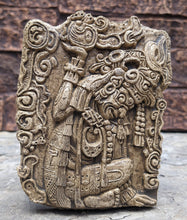 Load image into Gallery viewer, History Aztec Maya Itzamna Artifact Carved Sculpture Statue 7&quot; Tall www.Neo-Mfg.com Wall art Codex
