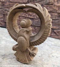 Load image into Gallery viewer, Egyptian Eye Horus Ra Falcon artifact carving sculpture statue 7&quot; www.NEO-MFG.com
