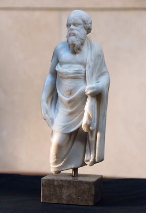 Roman Greek Socrotese statue Sculpture Fragment Museum reproduction www.Neo-Mfg.com