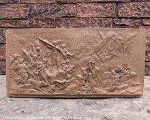 Load image into Gallery viewer, Roman Greek Diana Artemis hunting wild animals Wall Plaque Sculpture Fragment 14&quot; Museum Quality www.Neo-Mfg.com
