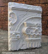 Load image into Gallery viewer, Roman Greek Architectural Column Fragment Wall plaque Neo-Mfg d13 9&quot;
