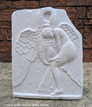 Load image into Gallery viewer, Roman Greek Leda &amp; Swan Zeus Sculptural wall relief plaque home decor 9&quot; www.Neo-Mfg.com
