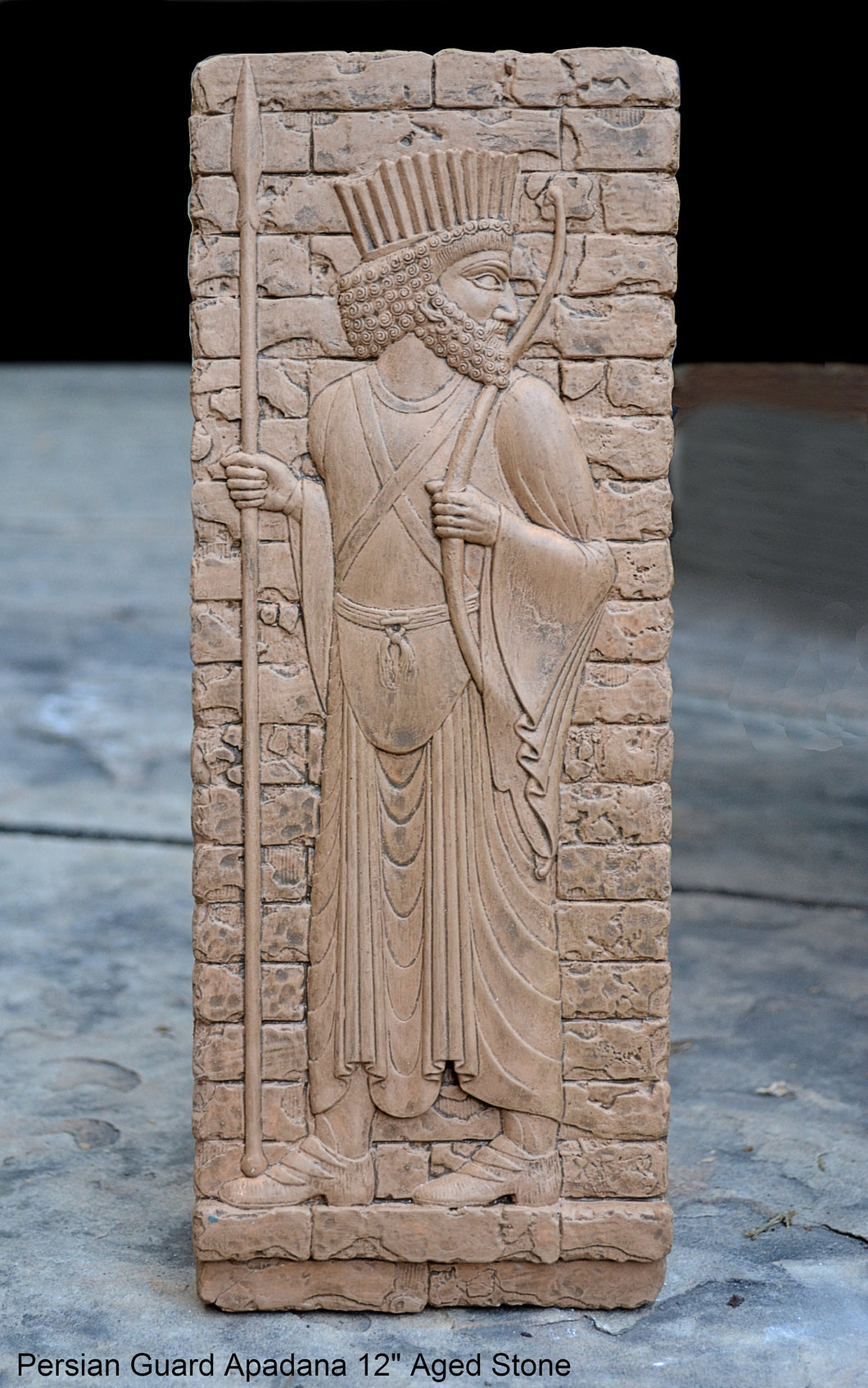 Assyrian Guard of the Kings Persian Persepolis Archer Relief art Wall Sculpture 12