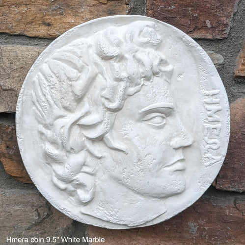 Roman Greek Apollo coin Sculptural Wall relief plaque www.Neo-Mfg.com 9.5