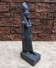 Load image into Gallery viewer, Egyptian Hathor Sculpture reproduction art 12.5&quot; www.Neo-Mfg.com
