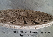 Load image into Gallery viewer, History MAYAN AZTEC Haab Tzolkin CALENDAR Sculptural wall relief plaque 17.5&quot; Museum Quality Neo-Mfg
