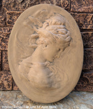 Load image into Gallery viewer, Victorian Cameo silhouette East wind Sculpture wall Plaque Bas relief 14&quot; www.Neo-Mfg.com right face c10
