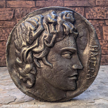 Load image into Gallery viewer, Roman Greek Apollo coin Sculptural Wall relief plaque www.Neo-Mfg.com 9.5&quot;
