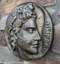 Load image into Gallery viewer, Roman Greek Apollo coin Sculptural Wall relief plaque www.Neo-Mfg.com 9.5&quot;
