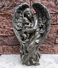 Load image into Gallery viewer, ANGEL holding Child wall frieze sculpture statue 15&quot; neo-mfg art wall plaque
