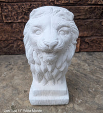 Load image into Gallery viewer, Lion Bust Crete sculpture art www.Neo-Mfg.com home decor 11"
