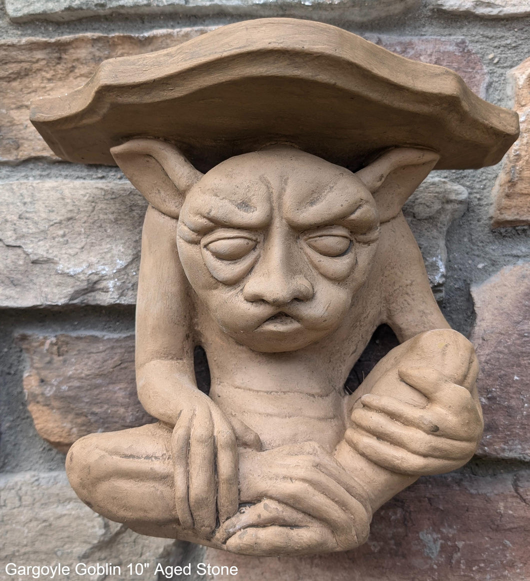 Goblin mythical medieval wall Shelf corbel Grotesque sculpture www.NEO-MFG.com 10