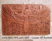 Load image into Gallery viewer, History Egyptian ISIS Sculptural wall relief plaque Neo-Mfg 17&quot;
