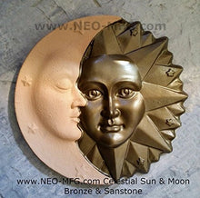 Load image into Gallery viewer, Sun &amp; Moon Harmony Wall sculpture plaque 15.5" Neo-Mfg
