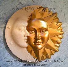Load image into Gallery viewer, Sun &amp; Moon Harmony Wall sculpture plaque 15.5&quot; Neo-Mfg
