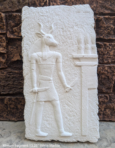 Egyptian Khnum fragment Plaque Artifact Sculpture 13.25
