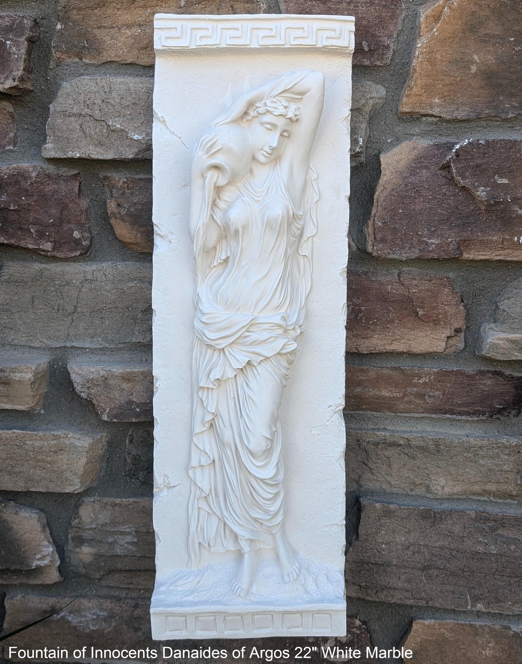 Roman Greek Carved nymph Fountain of Innocents Danaides of Argos Dress Figure Sculptural Wall frieze plaque relief www.Neo-Mfg.com 22