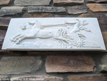 Load image into Gallery viewer, Roman Greek Apollo on Chariot plaque wall relief www.Neo-Mfg.com 19.5&quot; large museum reproduction Brachard
