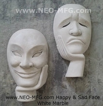 Load image into Gallery viewer, Decor Happy &amp; Sad Face Theater Wall or Table Sculpture Statue 8" Neo-Mfg.com home decor
