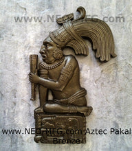 Load image into Gallery viewer, History Aztec Maya Pakal Sculpture Statue 14" Tall Wall Neo-Mfg
