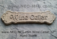 Load image into Gallery viewer, Decor WINE CELLAR wall plaque sign 12&quot; www.Neo-Mfg.com
