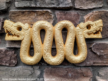 Load image into Gallery viewer, History Aztec Double Headed Serpent Maya Artifact Carved Sculpture Statue 16.25" www.Neo-Mfg.com
