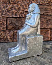 Load image into Gallery viewer, History Egyptian Senenmut holding princess Neferure i Artifact Sculpture 8&quot; www.Neo-Mfg.com home decor
