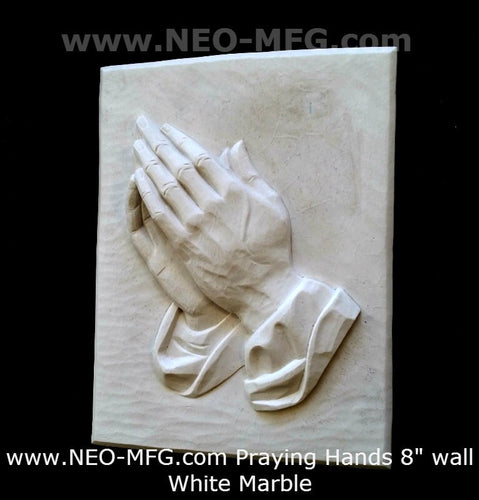 Religious Praying Hands Father wall art plaque 8