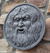 Load image into Gallery viewer, Roman Greek Mouth of truth Bocca della Verita Sculptural Wall frieze plaque relief www.Neo-Mfg.com 9.5"
