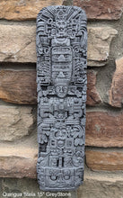 Load image into Gallery viewer, History Aztec Maya Artifact Carved Otum Quirigua Stela Sun Stone Sculpture Statue 15" Tall www.Neo-Mfg.com
