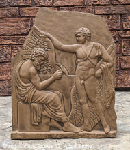 Load image into Gallery viewer, Roman Greek Daedalus and Icarus Stone Carving Sculpture Wall relief 12" www.Neo-Mfg.com museum reproduction
