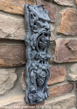 Load image into Gallery viewer, Gargoyle Satyr greenman wall sculpture plaque www.NEO-MFG.com 13.75" bacchus style
