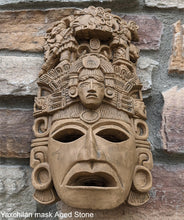 Load image into Gallery viewer, Aztec Mayan Yaxchilán mask wall plaque relief Sculpture www.Neo-Mfg.com carving
